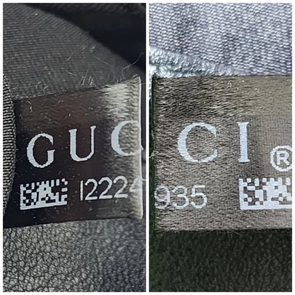Authentic Gucci GG Canvas and Leather Medium Babouska Indy Hobo Bag Black